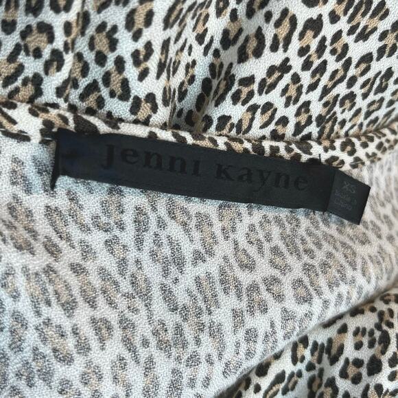 Jenni Kayne Leopard Slip Dress Size XS 90s‎ Style Animal Print - Picture 5 of 14